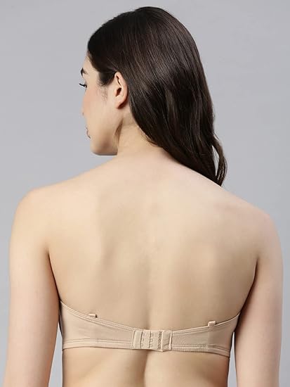 Enamor Women's Strapless & Multiway Cotton Tube Bra – Non-Padded, Wirefree, High-Coverage | A019